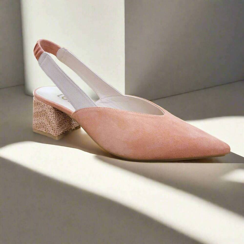 NEW LODI women's chista low heel sandal in pink